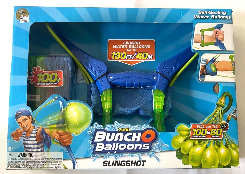 ZURU Bunch O Balloons Slingshot with 100 Self-Sealing Water Balloons